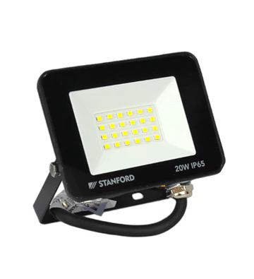 PROYECTOR SLIM NEGRO IP65 20W 6500K STANFORD