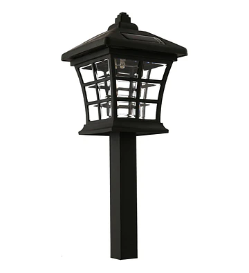 ESTACAS SOLAR LED NEGRA
