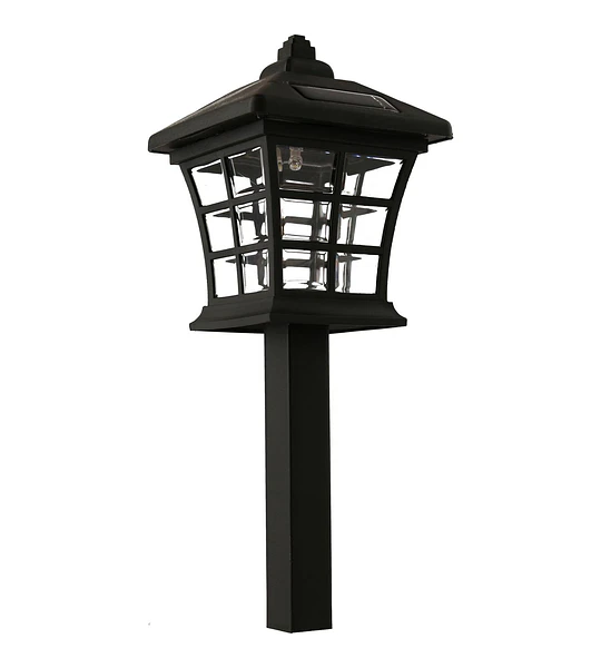 ESTACAS SOLAR LED NEGRA