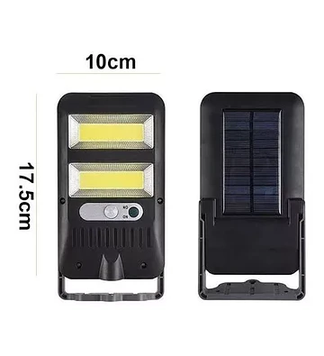 FOCO LED FAROL SOLAR JARDIN EXTERIOR 90W QTAR