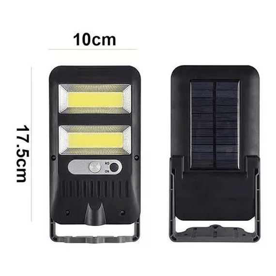 FOCO LED FAROL SOLAR JARDIN EXTERIOR 90W QTAR