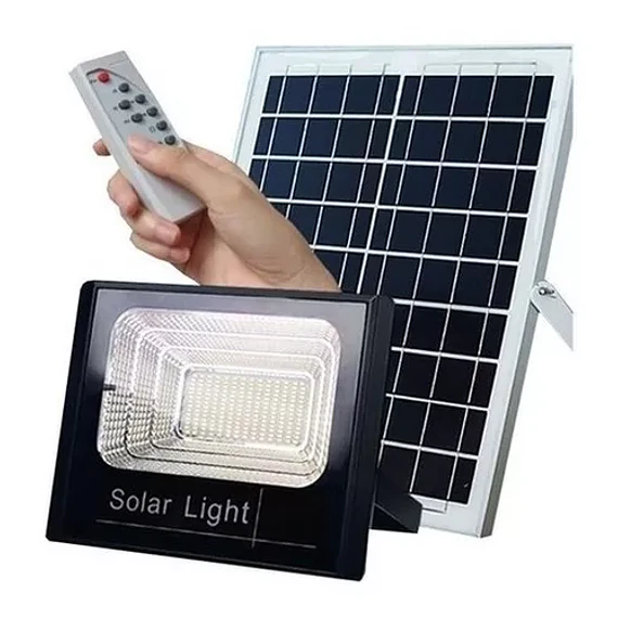 SOLAR FOCO 60 LED CON PANEL ILUMINACION 