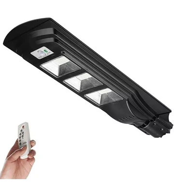 FOCO LED SOLAR 120W PANEL LUMINARIA POTENTE CONTROL REMOTO