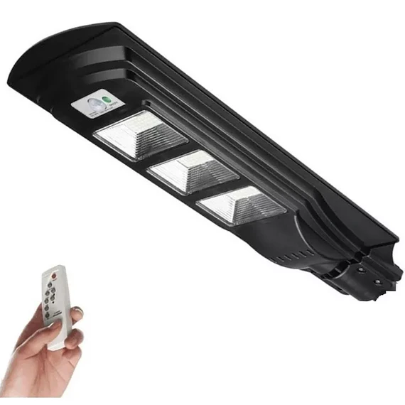 FOCO LED SOLAR 120W PANEL LUMINARIA POTENTE CONTROL REMOTO