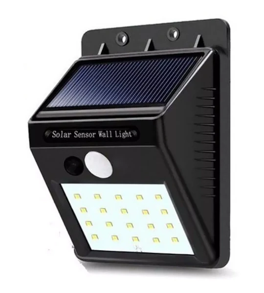 FOCO LED SOLAR 20 MOVIMIENTO EXTERIOR 4W