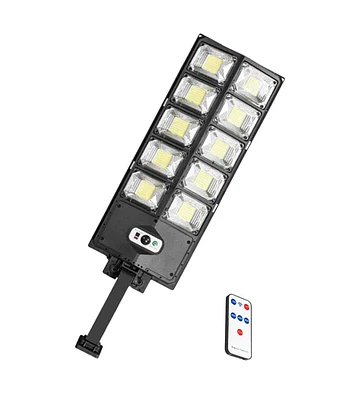 FOCO LED SOLAR QS 300W CON POSTE EXT QTAR