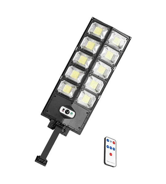 FOCO LED SOLAR QS 300W CON POSTE EXT QTAR