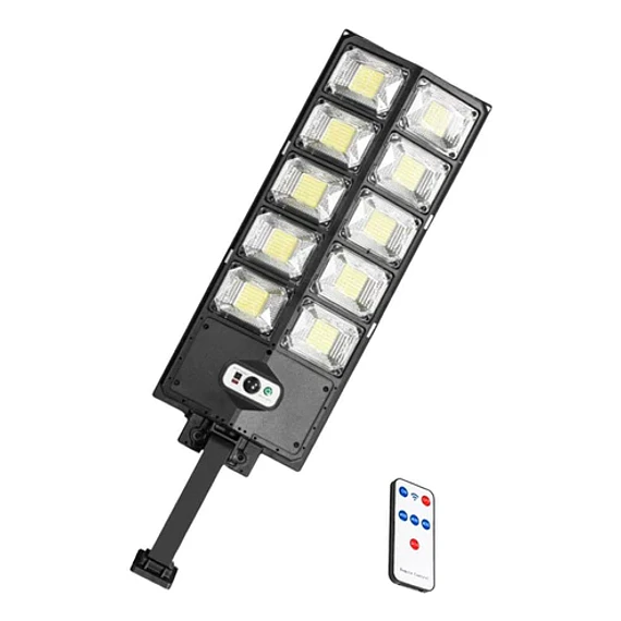 FOCO LED SOLAR QS 300W CON POSTE EXT QTAR