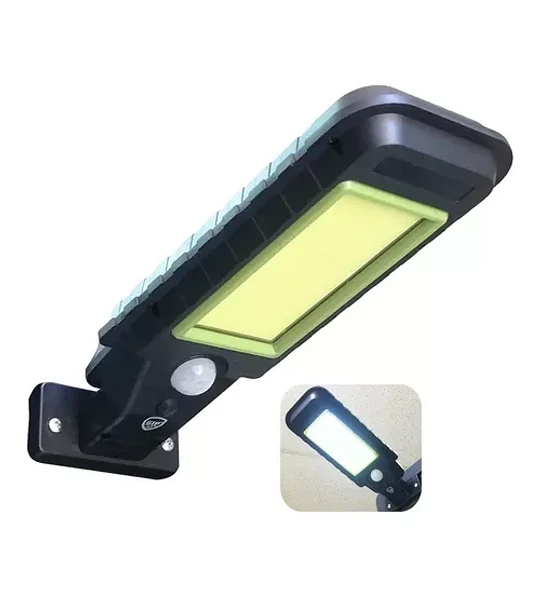 FOCO SOLAR CHIP COB 128 PANEL SENSOR MOVIMIENTO 