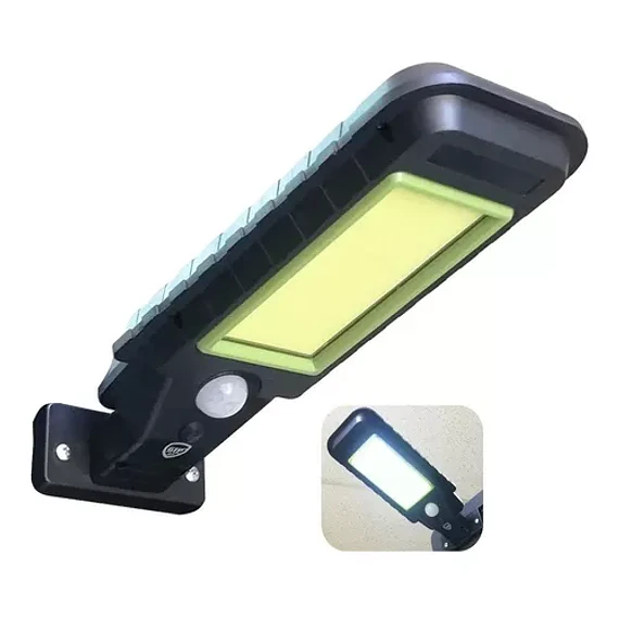 FOCO SOLAR CHIP COB 128 PANEL SENSOR MOVIMIENTO 