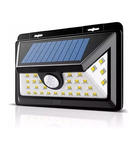 FOCO SOLAR 30 LED 6W SENSOR MOV 800