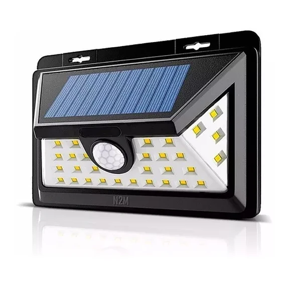FOCO SOLAR 30 LED 6W SENSOR MOV 800