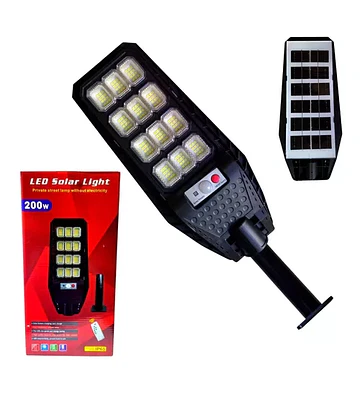 FOCO LED SOLAR QS 200W POSTE FOCO EXT