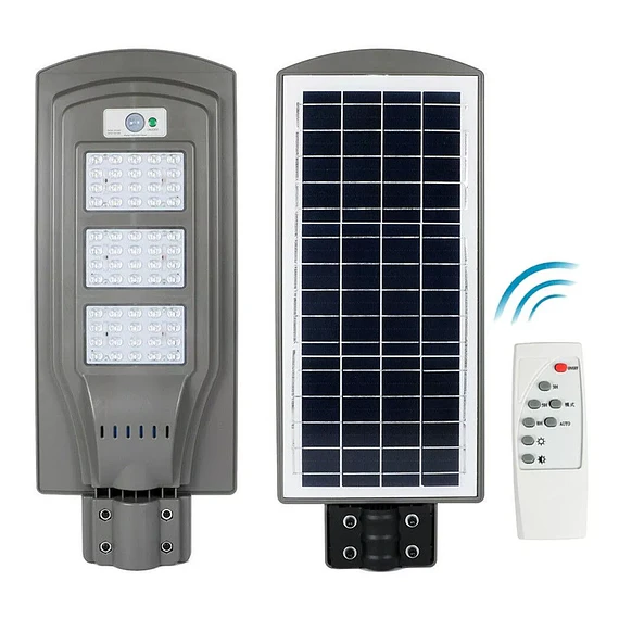 FOCO LED SOLAR POSTE LUMINARIA 120W ML9895 CONTROL