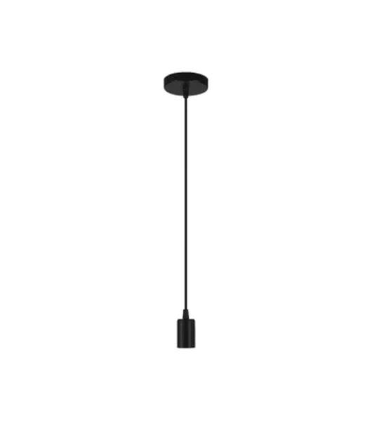 SOQUETE COLGANTE NEGRO E27
