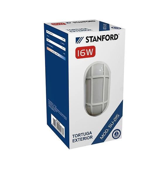 TORTUGA EXTERIOR OVALADA 15W IP54 6500K STANFORD