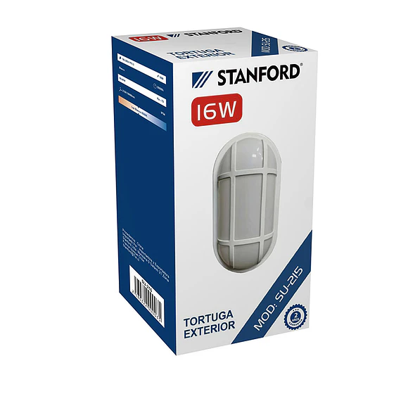TORTUGA EXTERIOR OVALADA 15W IP54 6500K STANFORD