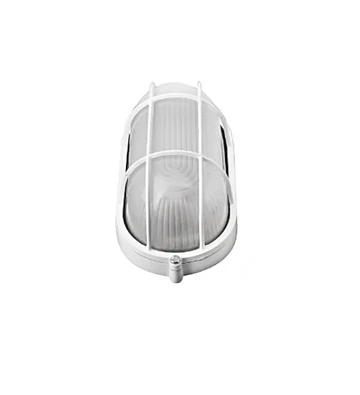 PLAFON LED TIPO TORTUGA CON REJA IP 44 E27