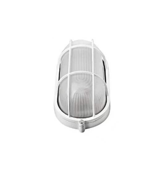 PLAFON LED TIPO TORTUGA CON REJA IP 44 E27