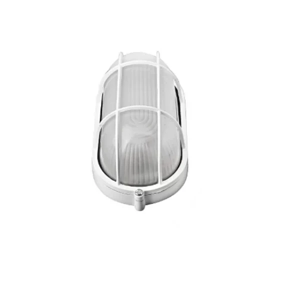 PLAFON LED TIPO TORTUGA CON REJA IP 44 E27