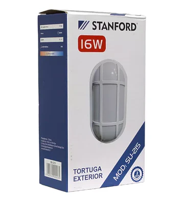 TORTUGA OVALADA C_REJILLA 16W IP54 6500K STANFORD