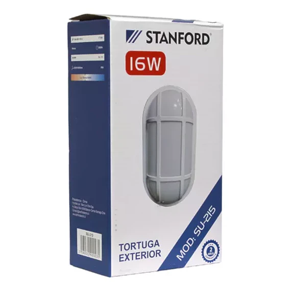 TORTUGA OVALADA C_REJILLA 16W IP54 6500K STANFORD