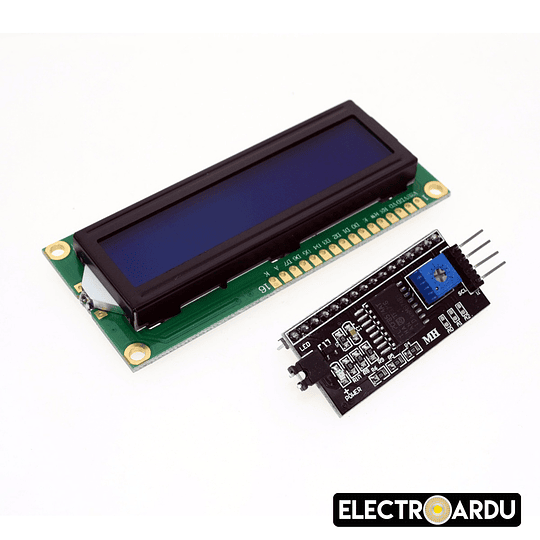 LCD 1602 Azul Modulo I2C