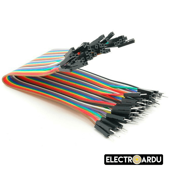 Cable Dupont Macho-macho 40 Cables 20 Cm Protoboard Arduino