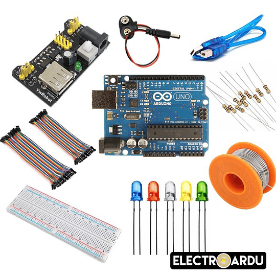 Kit Compatible con Arduino - Intermedio - Electromanía Perú