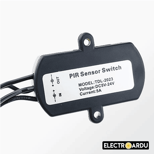 Sensor de Movimiento PIR DC 5 a 24v