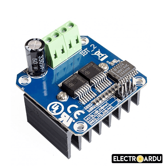 Controlador Motores Puente H BTS7960 43A