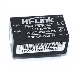 Mini Conversor AC - DC Fuente Poder 12v 3w Hi-Link