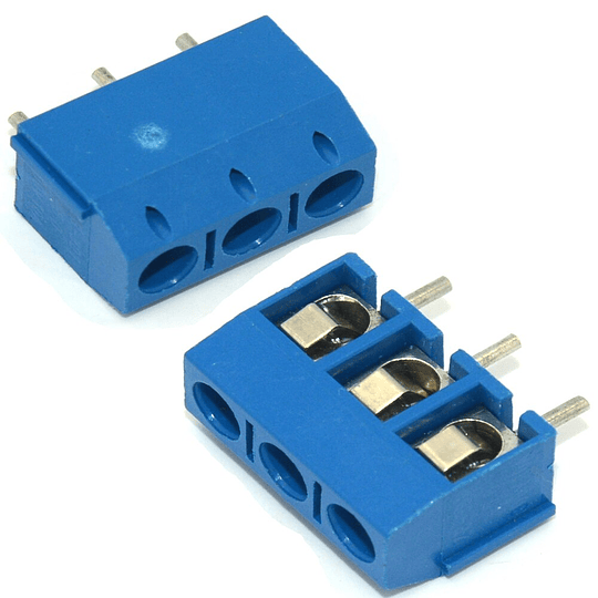 Conector Terminal 3 Pines 5mm KF301-3P