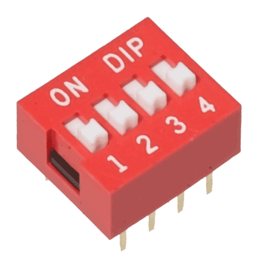 Dip Switch Interruptor 4 Posiciones
