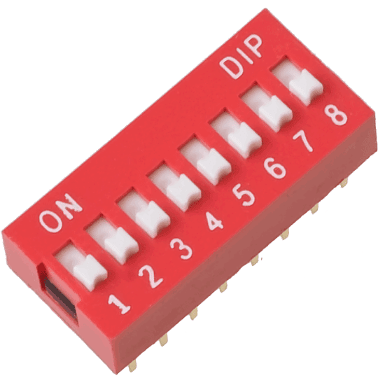 Dip Switch Interruptor 8 Posiciones