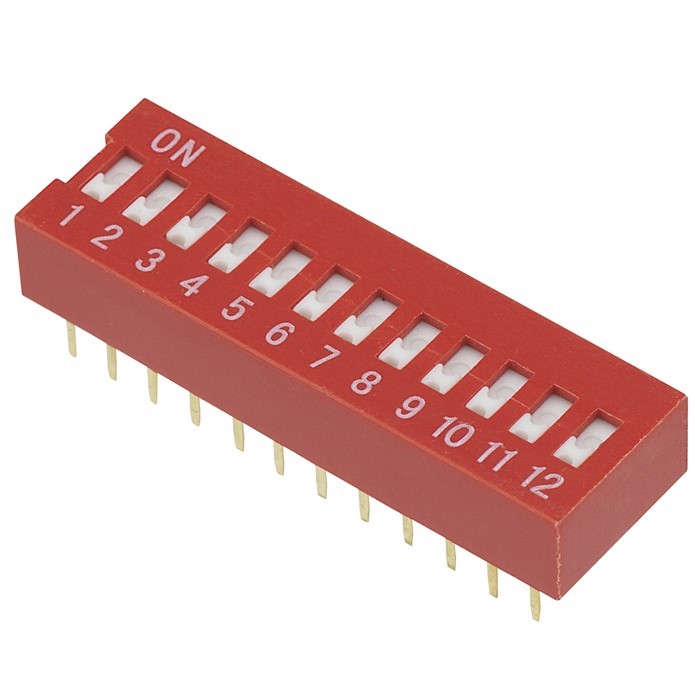 Dip Switch Interruptor 12 Posiciones