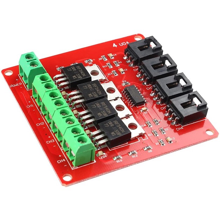 Módulo MOSFET 4 canales IRF540