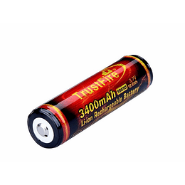 Batería Recargable 3.7v Trustfire Infierno 18650 3400mah Proteccion