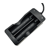 Cargador Doble Baterias 18650 + Cable 