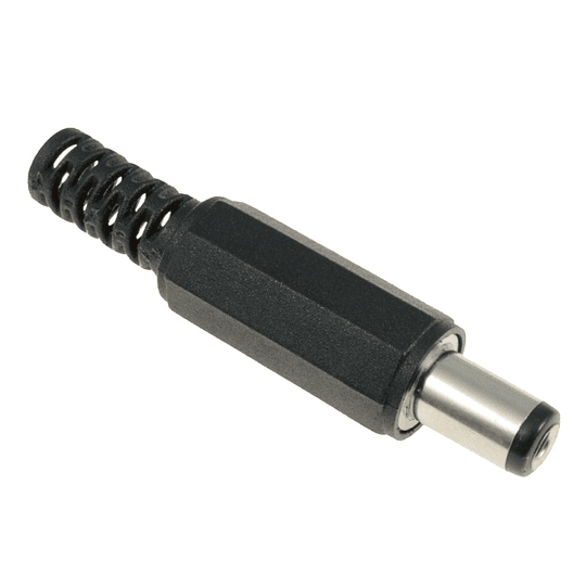Conector Plug Macho 2.1mm DC