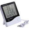 Termómetro Higrómetro Digital Htc-2 Sonda Reloj Alarma