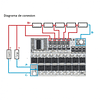 Cargador BMS Batería Li-ión Lipo 18650 5S 100A