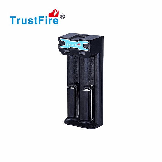 Cargador Doble TrustFire 18650 TR-016 USB