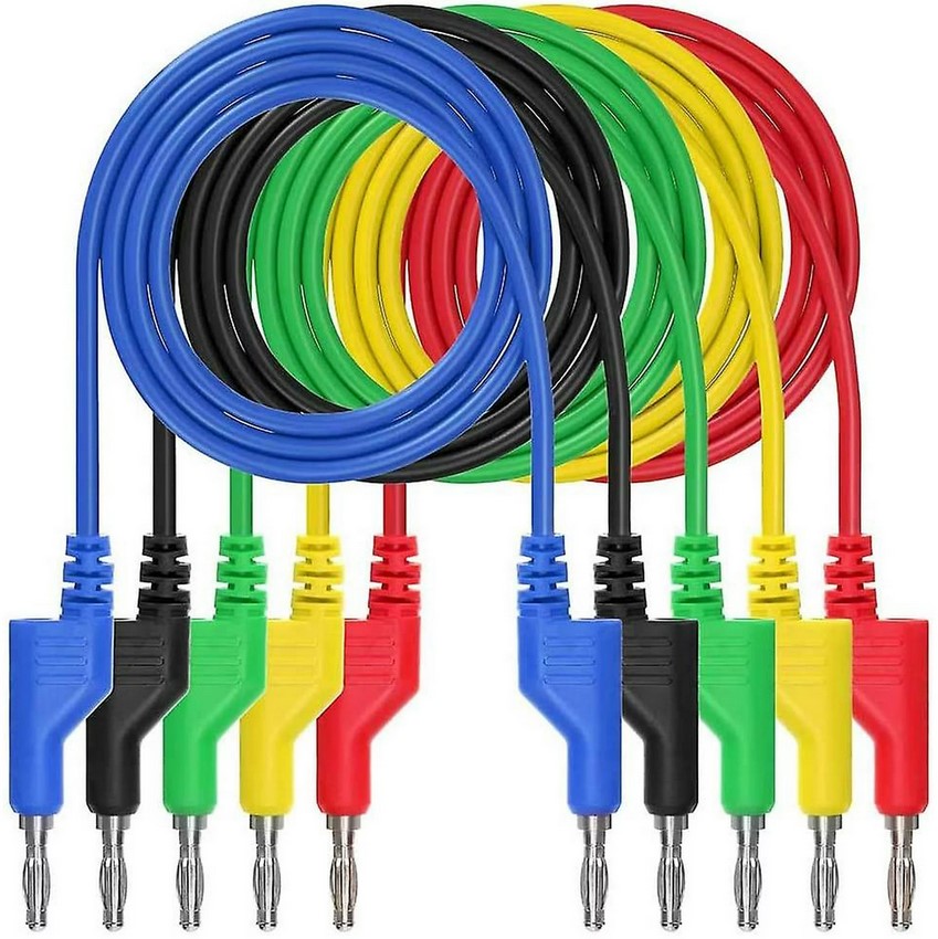 Conector Banana 4mm Macho Rojo