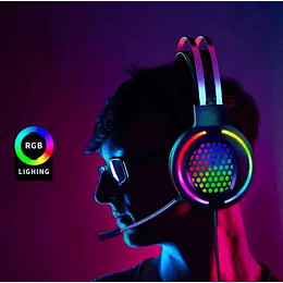 Audífono Gamer AOAS  Microfono Luces RGB  AS-60