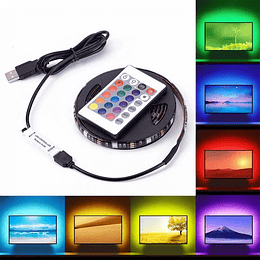 Tira LED RGB 3m Retroiluminacion TV + Control