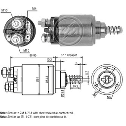 SOLENOIDE 12V T/BOSCH ZM-543