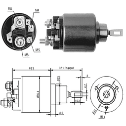 SOLENOIDE 12V. T/ BOSCH ZM-571