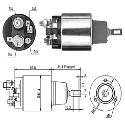 SOLENOIDE 12V. T/ BOSCH ZM-772