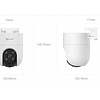 Cámara Seguridad IP Ezviz De Exterior 360° 2K Con Luz y Audio H8C